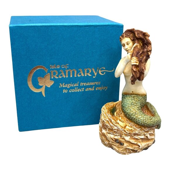 Mirari Mermaid By Tales Of Gramarye Harmony Kingdom Trinket Jewelry Box Isle - Picture 2 of 13
